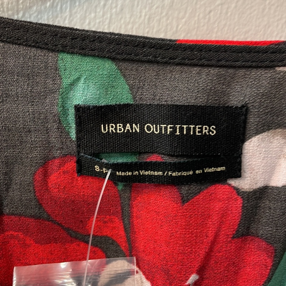 Urban Outfitters Michelle Plunging Long Sleeve Mini Dress NWT - Picture 3 of 7